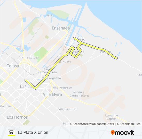 Mapa de 202 EX60 de Colectivo