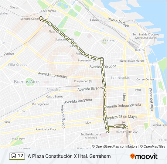 Mapa de 12 de 