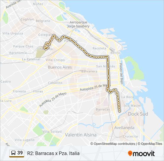 Mapa de 39 de Colectivo