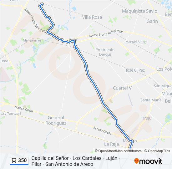 Mapa de 350 de Colectivo