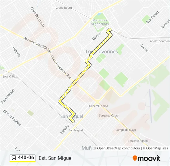 440-06 Colectivo Line Map