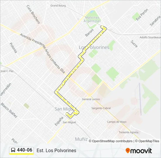 440-06 Colectivo Line Map