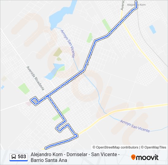Mapa de 503 de Colectivo