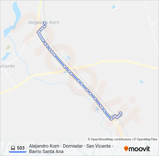 503 Colectivo Line Map