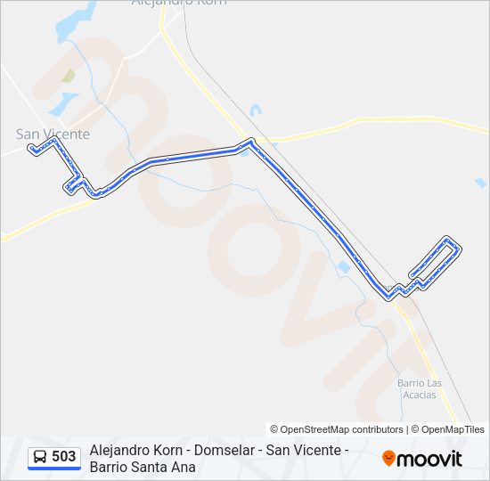 503 Colectivo Line Map