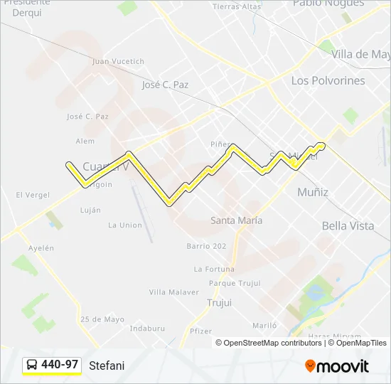 440-97 Colectivo Line Map