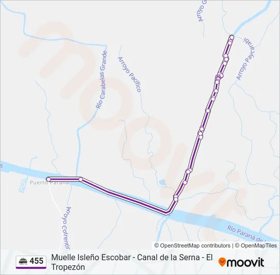 455 Ferry Line Map