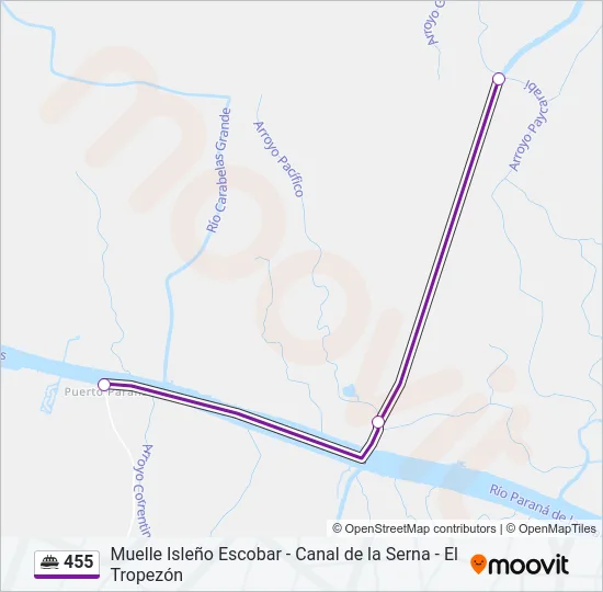 455 Ferry Line Map