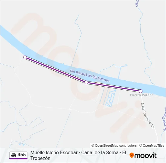 455 Ferry Line Map