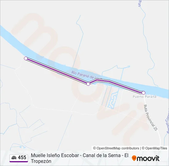 455 Ferry Line Map