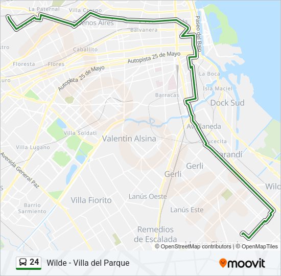 Mapa de 24 de Colectivo