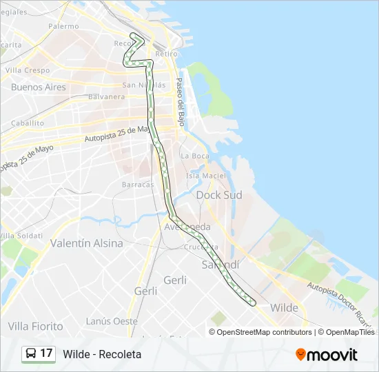 Mapa de 17 de Colectivo