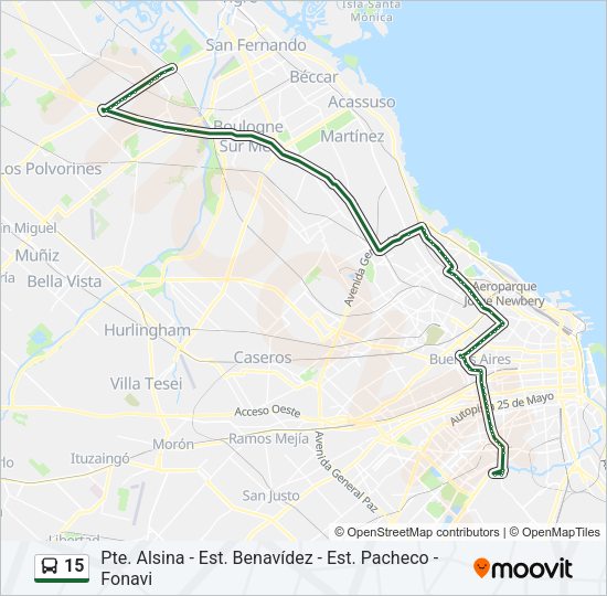 Mapa de 15 de Colectivo