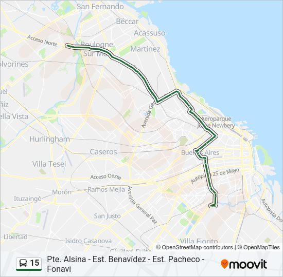 Mapa de 15 de Colectivo
