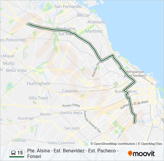 Mapa de 15 de Colectivo