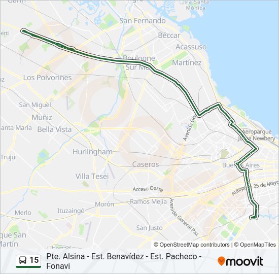 Mapa de 15 de Colectivo