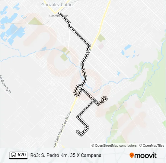 620 Colectivo Line Map