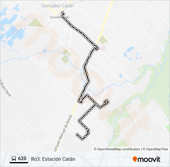 620 Colectivo Line Map