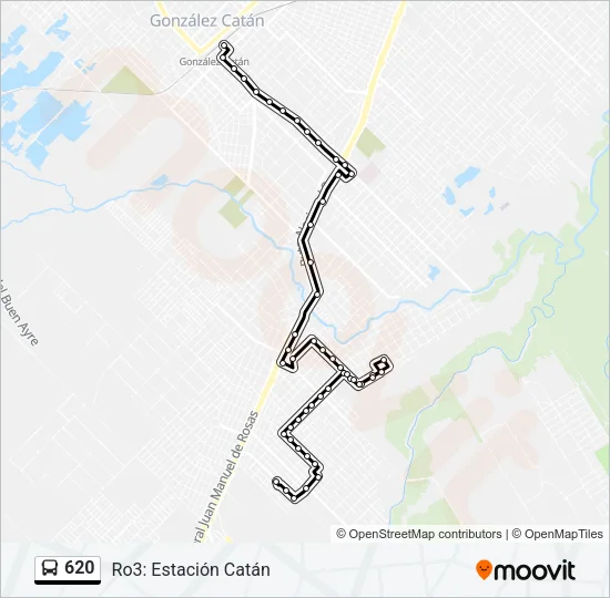 620 Colectivo Line Map