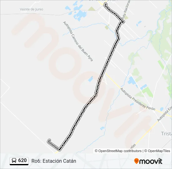 620 Colectivo Line Map
