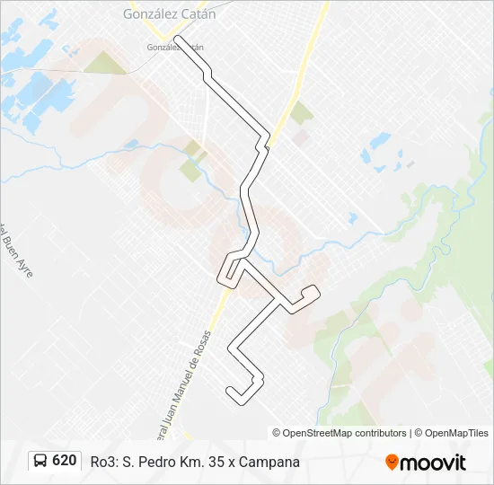 620 Colectivo Line Map