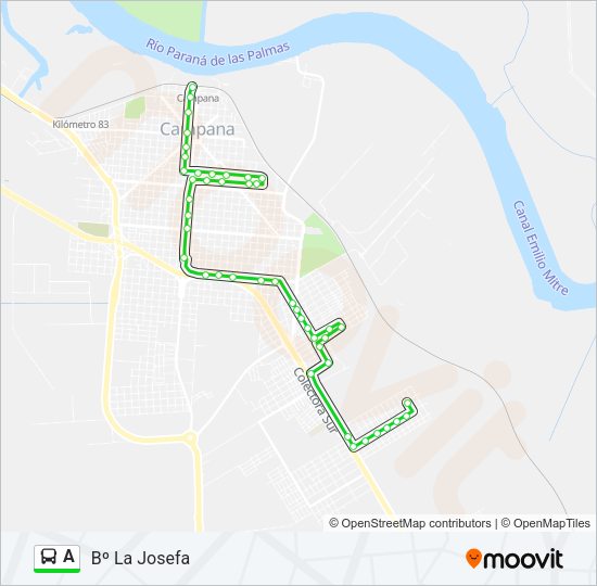 A Colectivo Line Map