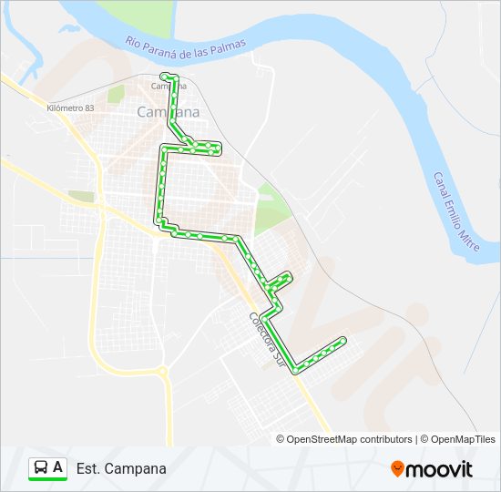 A Colectivo Line Map
