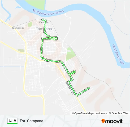 A Colectivo Line Map