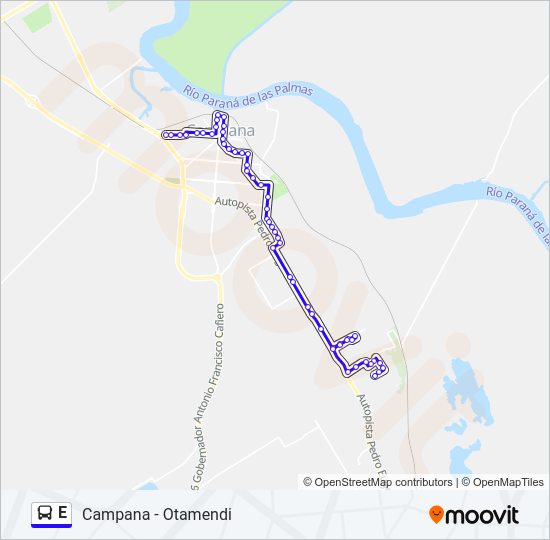 Mapa de E de Colectivo
