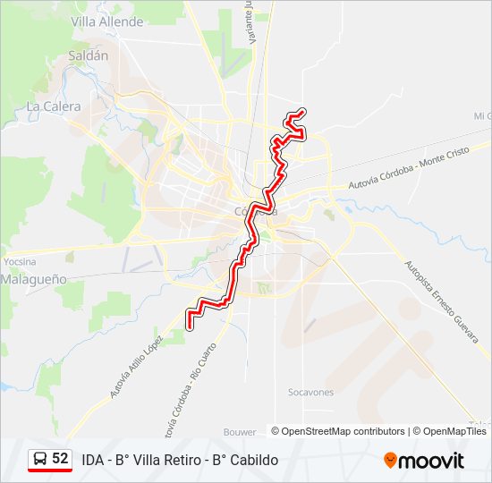 Mapa de 52 de Colectivo