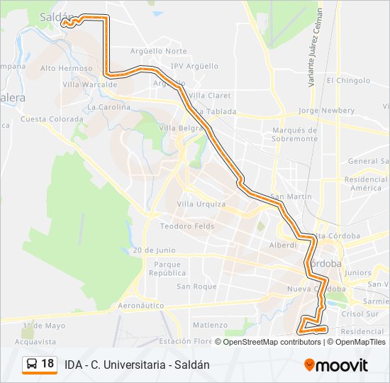 Mapa de 18 de Colectivo