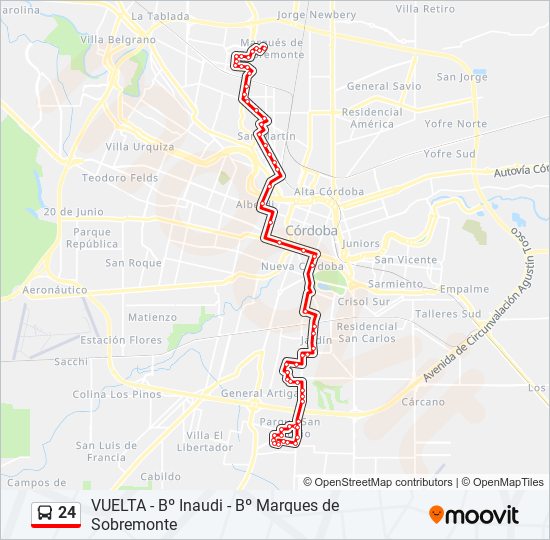 Mapa de 24 de Colectivo