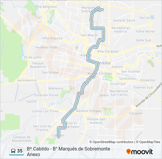 Mapa de 35 de Colectivo