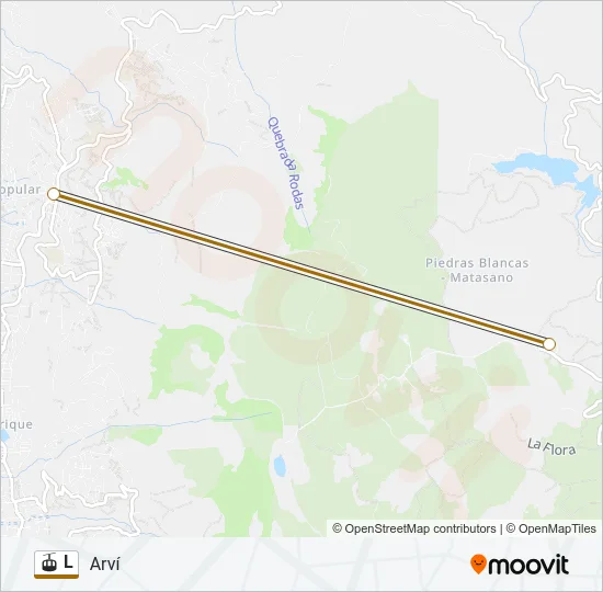 L Gondola Line Map