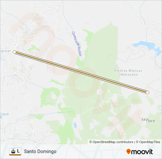 L Gondola Line Map
