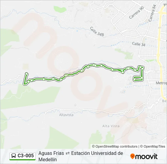 C3-005 Bus Line Map