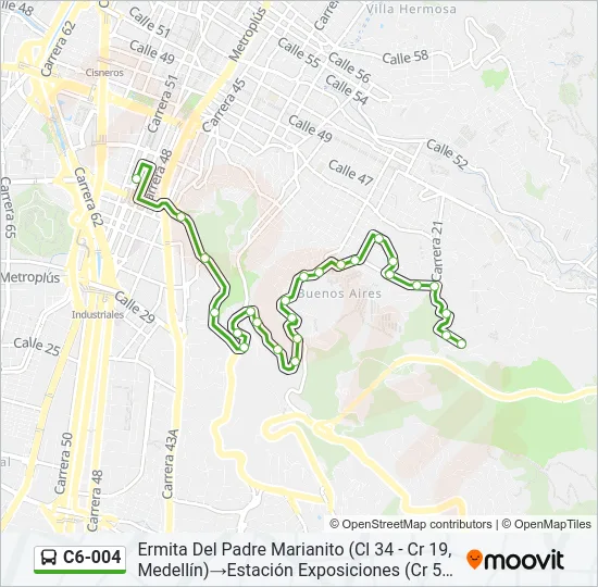 C6-004 Bus Line Map