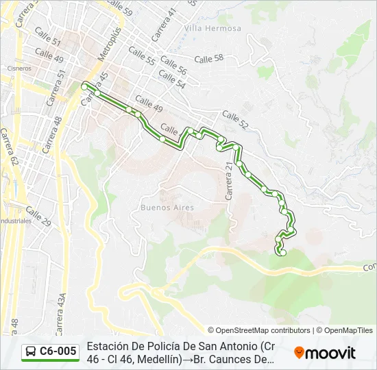 C6-005 Bus Line Map