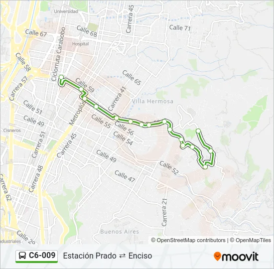 C6-009 Bus Line Map