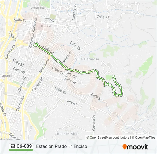 C6-009 Bus Line Map