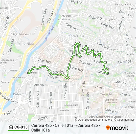 C6-013 Bus Line Map