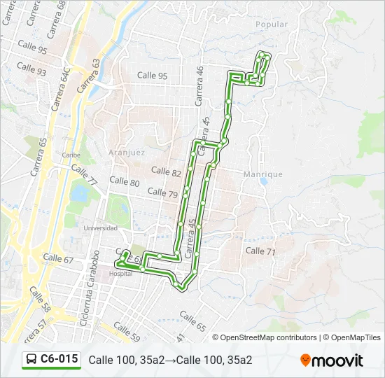 C6-015 Bus Line Map