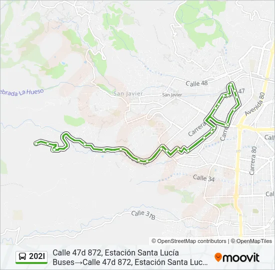 202I Bus Line Map