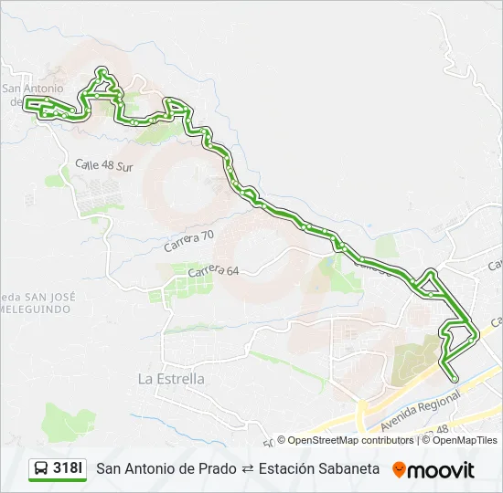 318I Bus Line Map