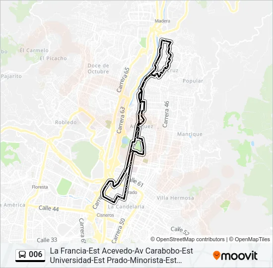 006 Bus Line Map