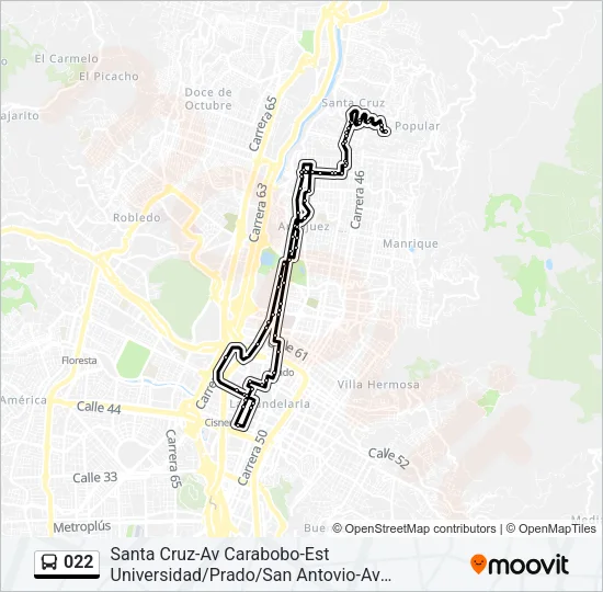022 Bus Line Map