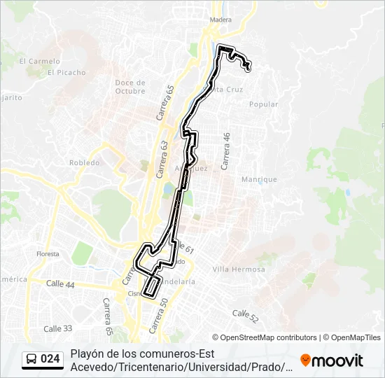 024 Bus Line Map