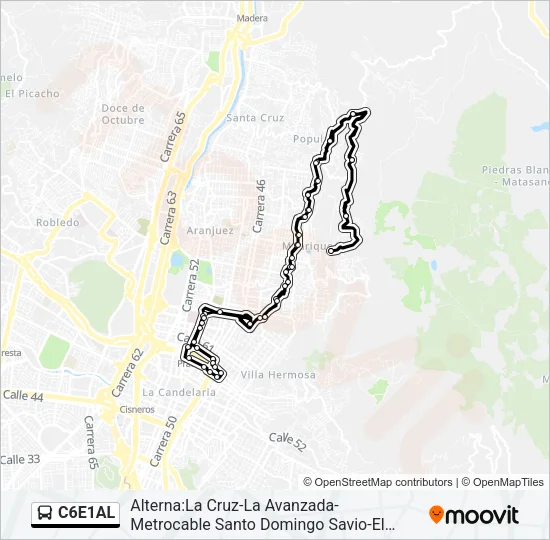 C6E1AL Bus Line Map