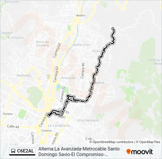 C6E2AL Bus Line Map