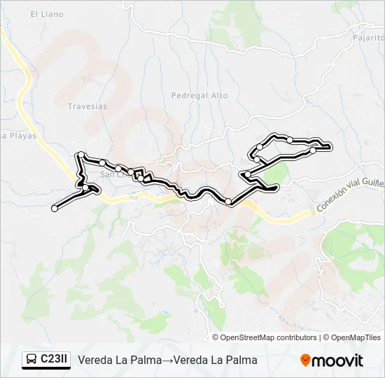 C23II Bus Line Map